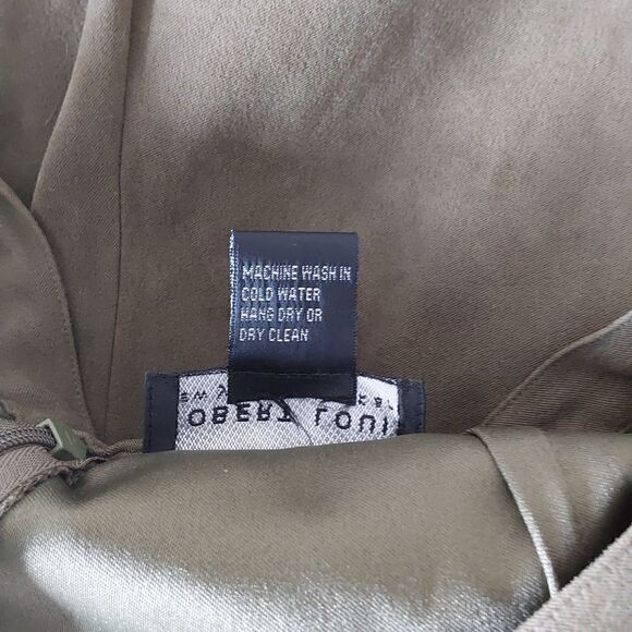 Robert Louis Pants Sz M Olive green with Fall Leaves - Picture 8 of 10